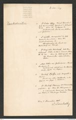 k.k. naturhistorisches Hofmuseum, Intendanzakten 1885-1896 (Hauer), Aktenzahl Z.637/1890, Seite 1